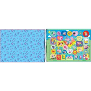 Caderno Desenho Univ Capa Dura Peppa Pig 80fls-116895-16208