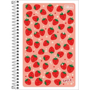 Caderno Espiral 1/4 Flexivel Spice Feminino 80 Folhas-116981-50159