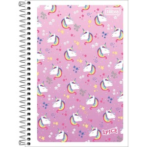 Caderno Espiral 1/4 Flexivel Spice Feminino 80 Folhas-116981-60105