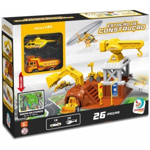 Cenario Tematico (playset) Estacao De Construcao 26pcs-115842-95546