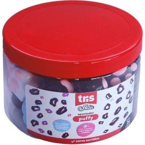 Apontador Com Deposito Tris Puffy Patinha 4 Cores-116819-82476