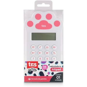 Calculadora De Bolso 8 Dig. Tris Pets Patinha-116821-19131