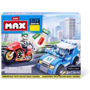 Brinquedo Para Montar Max Police Adventure 125pcs-115665-64137