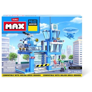 Brinquedo Para Montar Max Police Adventure 321pcs-115669-59099