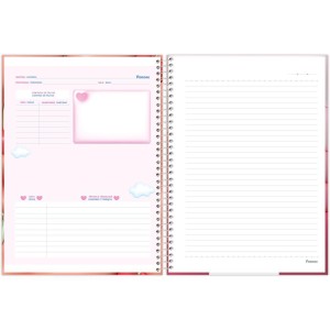 Caderno 10x1 Capa Dura Nicecream 160f-117807-45172