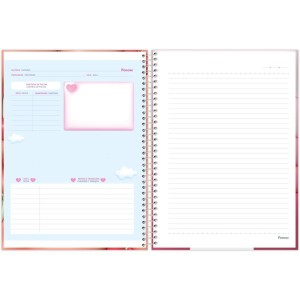 Caderno 10x1 Capa Dura Nicecream 160f-117807-82637