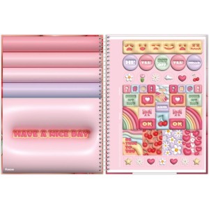 Caderno 10x1 Capa Dura Nicecream 160f-117807-91710