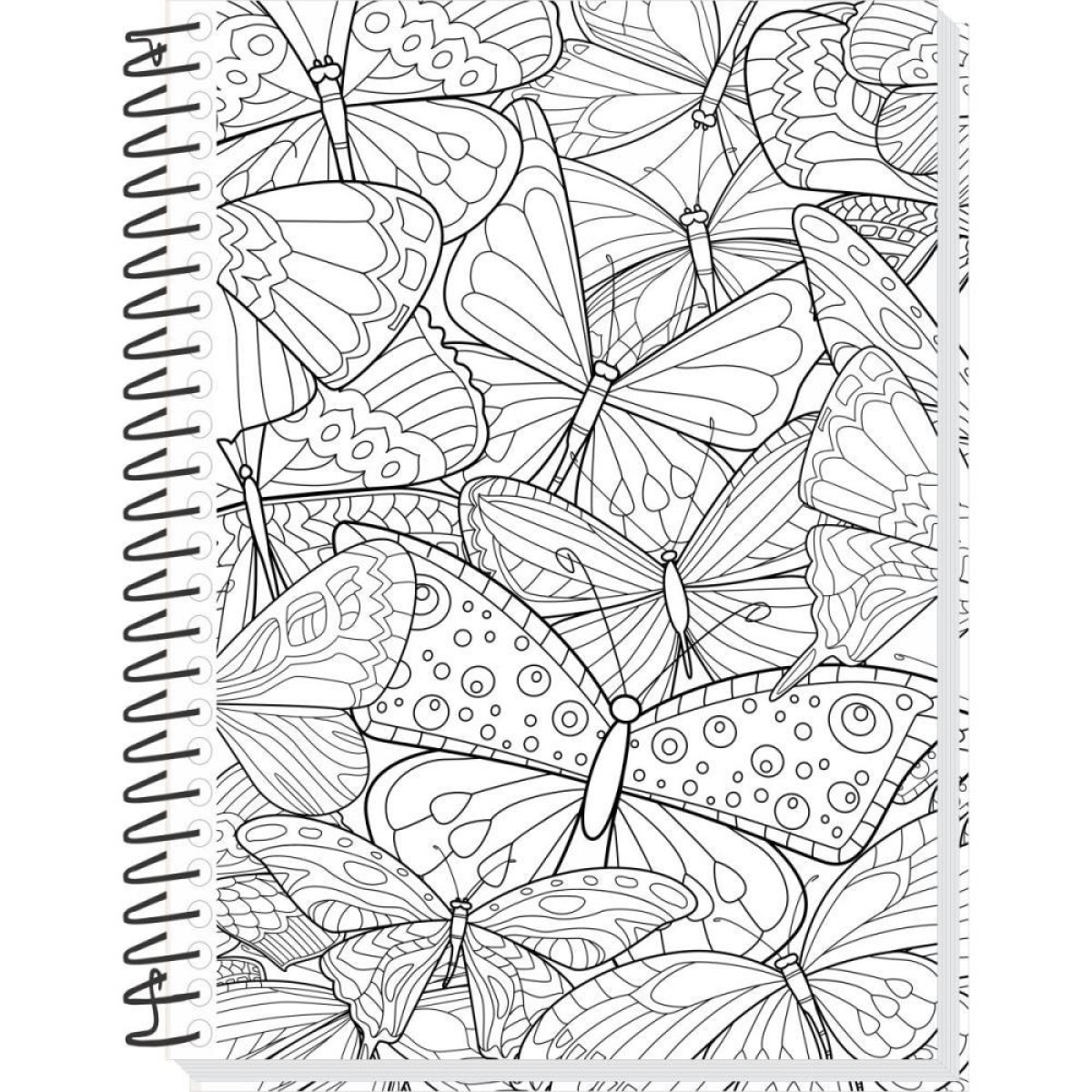Caderno 10x1 Capa Dura Sua Arte P/colorir 160f-116873-35221