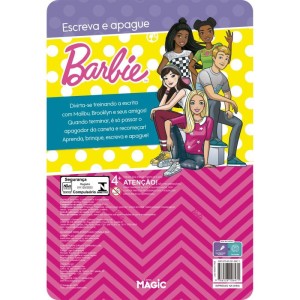 Livro Brinquedo Ilustrado Lousa Escreve E Apaga Barbie-117181-89389