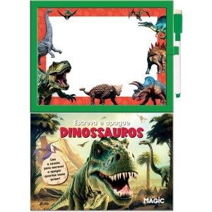 Livro Brinquedo Ilustrado Lousa Escreve E Apaga Dinos-117184-42588