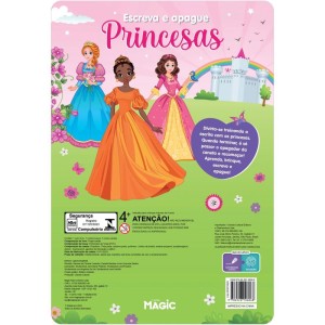 Livro Brinquedo Ilustrado Lousa Escreve E Apaga Princesa-117182-38157