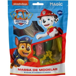 Massa Para Modelar Criativa P. Canina Chase 150g 6cores 3m-117163-32077