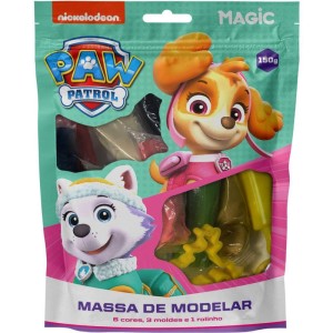 Massa Para Modelar Criativa P. Canina Skye 150g 6cores 3mo-117164-60999