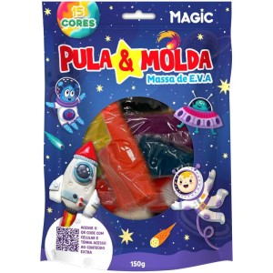 Massa Para Modelar Criativa Pula E Molda 150g Espaço 15cor-117176-40464