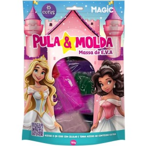 Massa Para Modelar Criativa Pula E Molda 150g Princesas 15-117175-11221