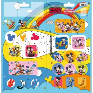 Adesivos Decorados Mickey 2fls 100x208mm-117150-64217