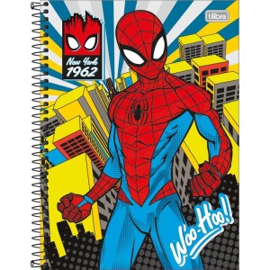 Caderno 01x1 Capa Dura Spider-man 80fls Fit-116942-28540