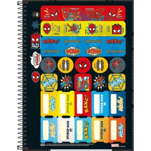 Caderno 01x1 Capa Dura Spider-man 80fls Fit-116942-95897