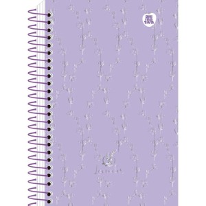 Caderneta Espiral Capa Dura Lavander 80f-116773-37309