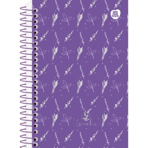 Caderneta Espiral Capa Dura Lavander 80f-116773-95834