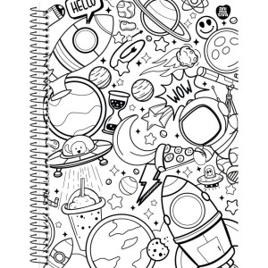 Caderno 01x1 Capa Dura Color Quest 80f-116742-39697