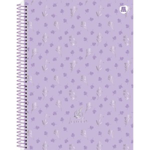 Caderno 01x1 Capa Dura Lavander 80f-116771-48445