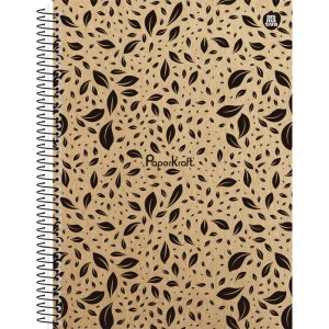 Caderno 01x1 Capa Dura Paper Kraft Feminino 80f-116768-31991