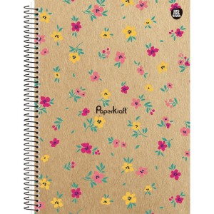 Caderno 01x1 Capa Dura Paper Kraft Feminino 80f-116768-72152