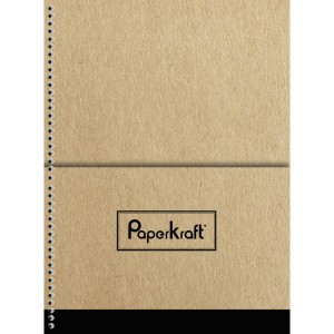 Caderno 01x1 Capa Dura Paper Kraft Masculino 80f-116766-40336