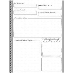 Caderno 01x1 Capa Dura Paper Kraft Masculino 80f-116766-52851