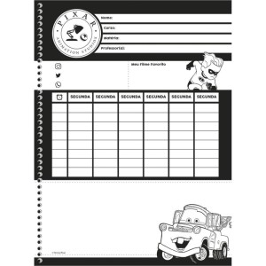 Caderno 01x1 Capa Dura Pixar 80f-116763-19567