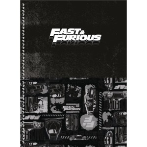 Caderno 01x1 Capa Dura Velozes & Furiosos 80f-116735-40261