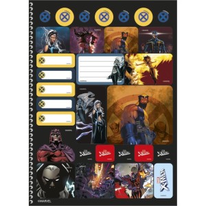 Caderno 01x1 Capa Dura X-men 80f-116759-77090