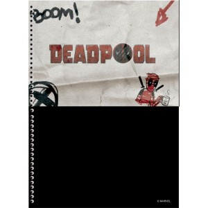 Caderno 10x1 Capa Dura Deadpool 160f-116755-43936