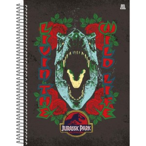 Caderno 10x1 Capa Dura Jurassic Park 160f-116738-73261