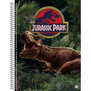 Caderno 10x1 Capa Dura Jurassic Park 160f-116738-97288