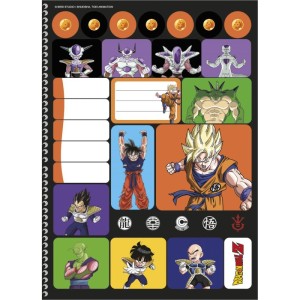 Caderno 15x1 Capa Dura Dragon Ball 240f-116765-21036