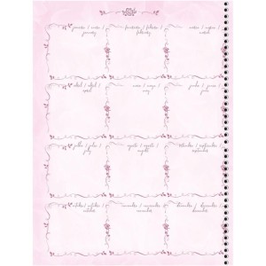 Caderno 15x1 Capa Dura Rosa Rose 240f-116774-63793