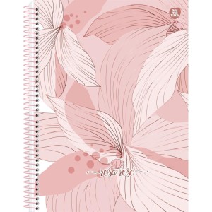 Caderno 15x1 Capa Dura Rosa Rose 240f-116774-66601