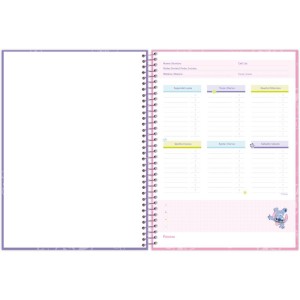 Caderno 15x1 Capa Dura Stitch 240f-116688-51740