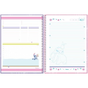 Caderno 15x1 Capa Dura Stitch 240f-116688-55545