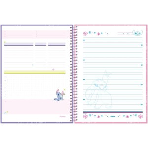 Caderno 15x1 Capa Dura Stitch 240f-116688-94289