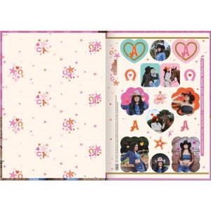 Caderno Brochura 1/4 Capa Dura Ana Castela 80fls-116890-33866