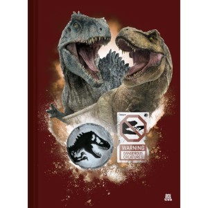 Caderno Brochura 1/4 Capa Dura Jurassic Park 80f-116740-99996