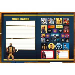 Caderno Brochurao Capa Dura X-men 80f-116761-53791