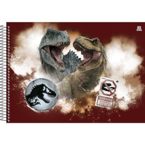 Caderno Desenho Univ Capa Dura Jurassic Park 60f-116741-15611