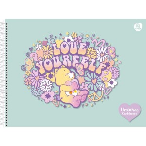 Caderno Desenho Univ Capa Dura Ursinhos Carinhos 60f-116754-28162