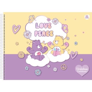 Caderno Desenho Univ Capa Dura Ursinhos Carinhos 60f-116754-88127