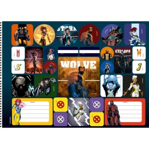 Caderno Desenho Univ Capa Dura X-men 60f-116762-74282