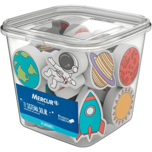 Borracha Decorada Sistema Solar Sortida